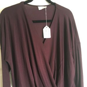 Altar’d State wrap front hi/low top. Size small. NWT